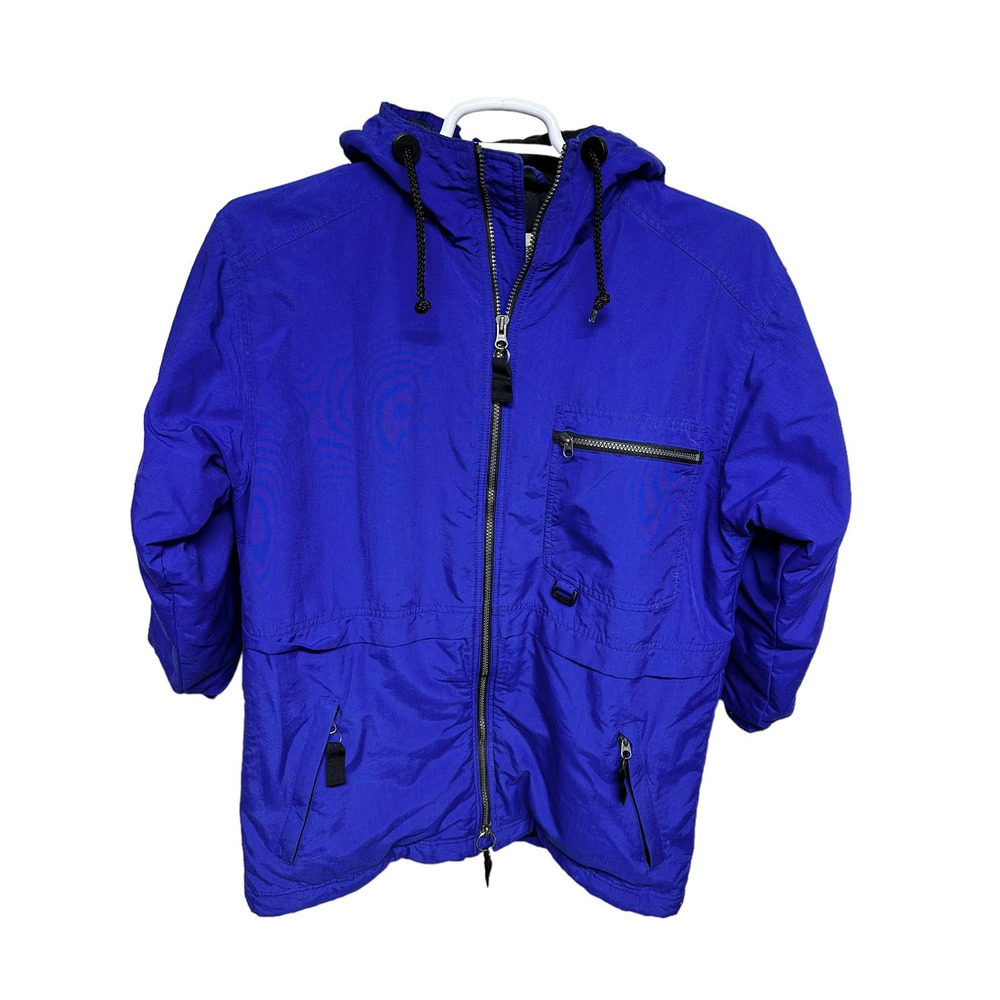 Women's Eddie Bauer Jacket/Coat Size PM Bright Purple Color Good Condition.‎